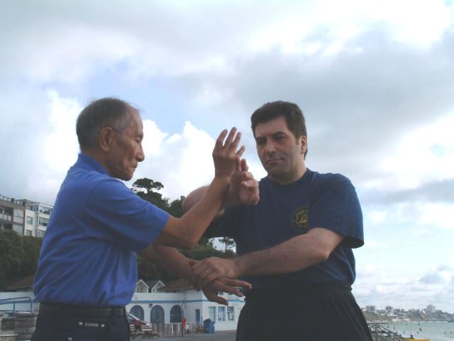 Playing Chi Sao with GM Ip Chun